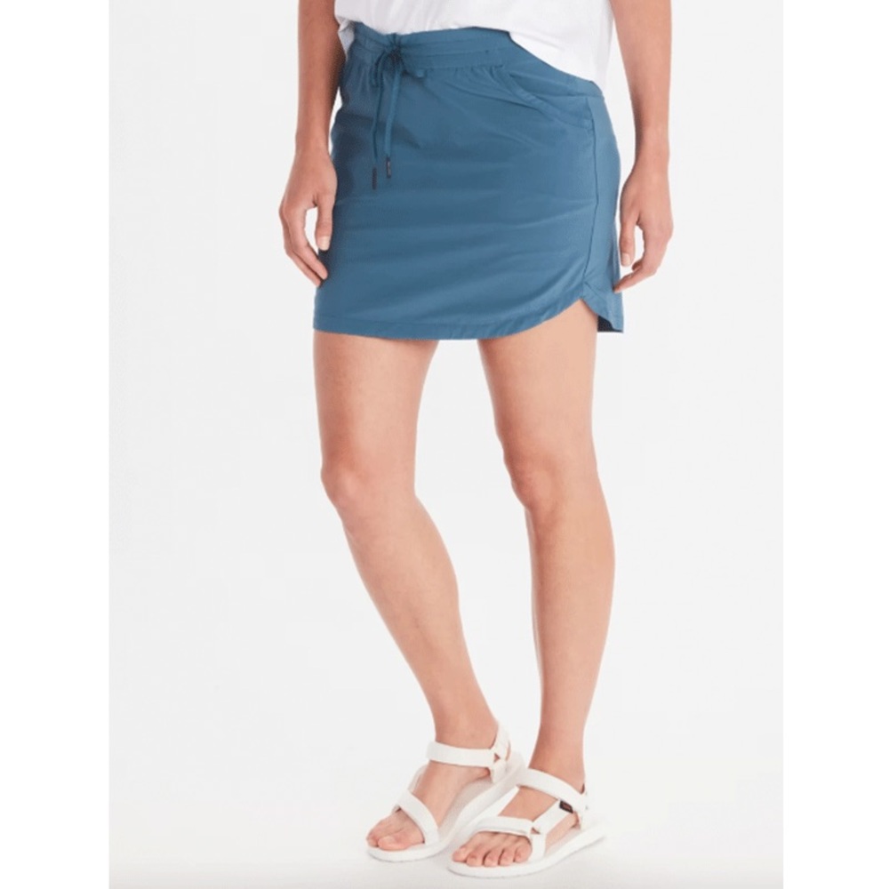 Marmot Blue Skirt with Drawstring Waist